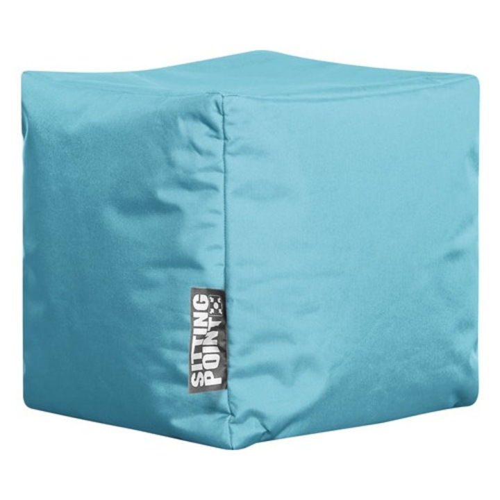Taburet Puf Sitting Point Forma Cub Scuba Verde Petrol 40x40x40 Cm