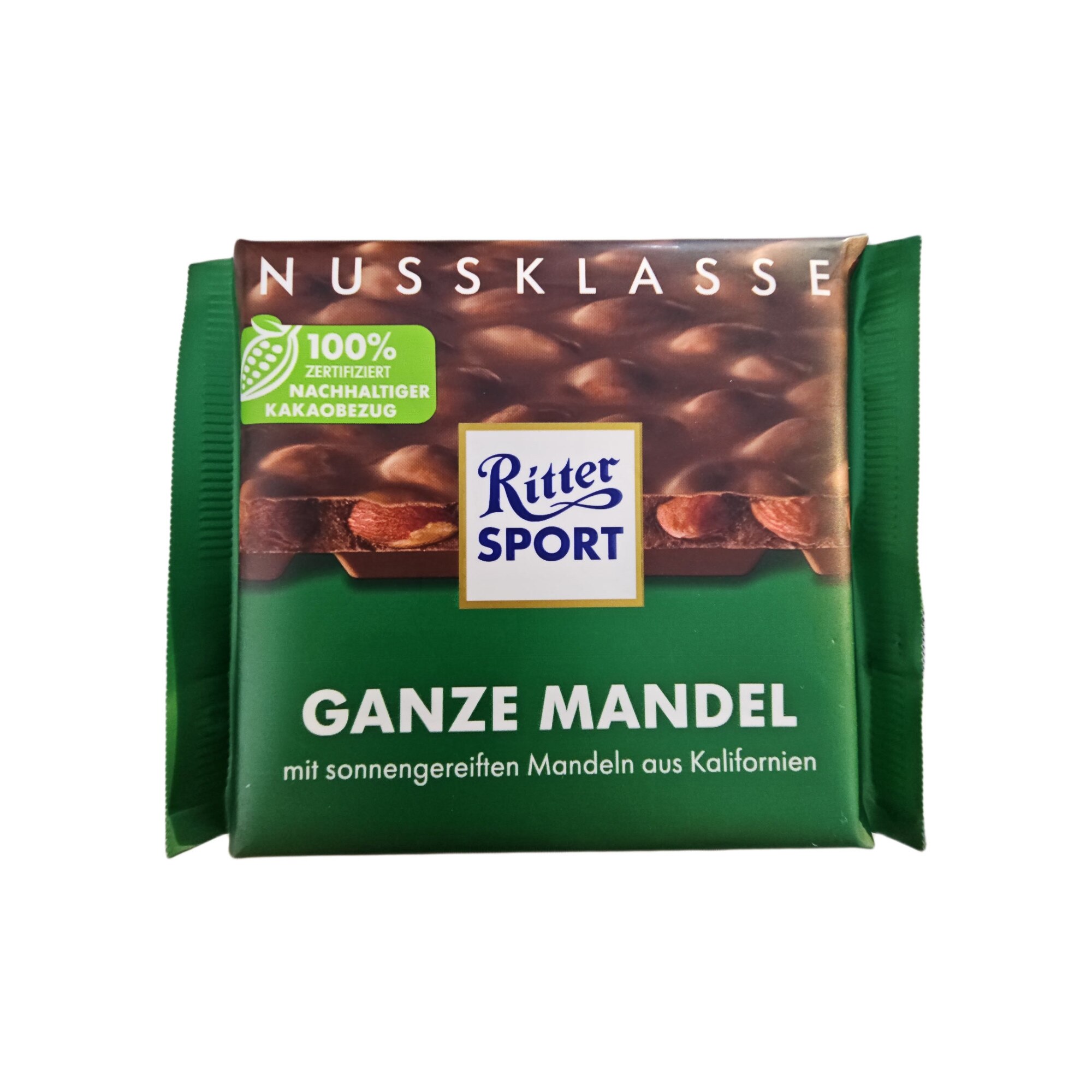 Ciocolata Ritter Sport cu migdale intregi, 100 g - eMAG.ro