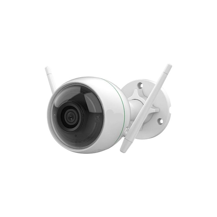 Камера за външно наблюдение, App Control, 2MP, WiFi, Нощно виждане, Бяла