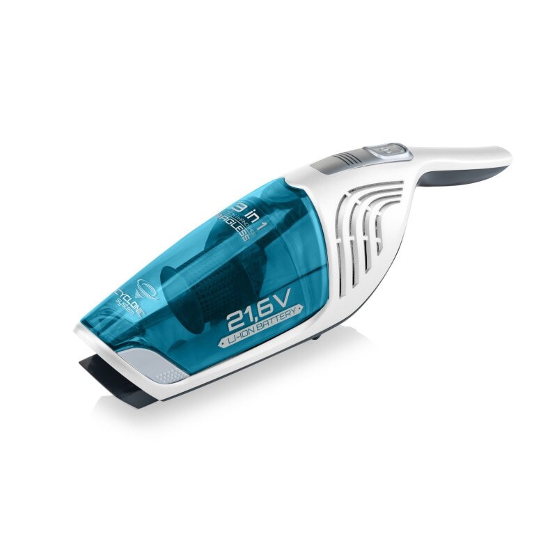 Aspirator vertical si mop 3 in 1 fara fir ETA Moneto II AQUA PLUS 6453 90000, Li-ion 21.6 V, 0.55 l