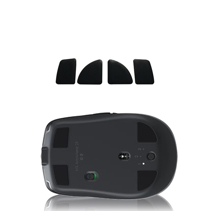 Самозалепваща се подложка за смяна за мишка Logitech MX Anywhere 2, за плавно плъзгане, крачета за мишка, picioruse de schimb, за игри, офис
