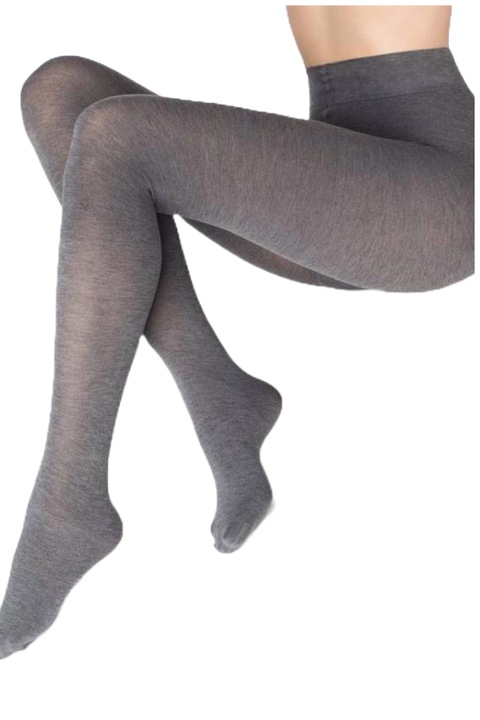 Ciorapi dama, WildFashion, Acril/Viscoza/Poliamida, Gri, Gri