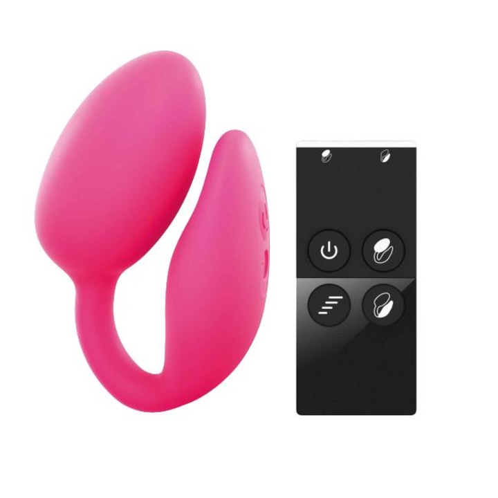 Vibrator Love to Love Wonderlove Danger Pink, 5 moduri de vibratie, silicon medical