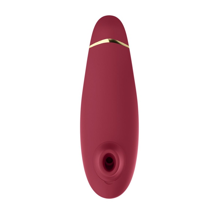 Масажор за клитор Womanizer Premium 2 бордо 14 нива USB