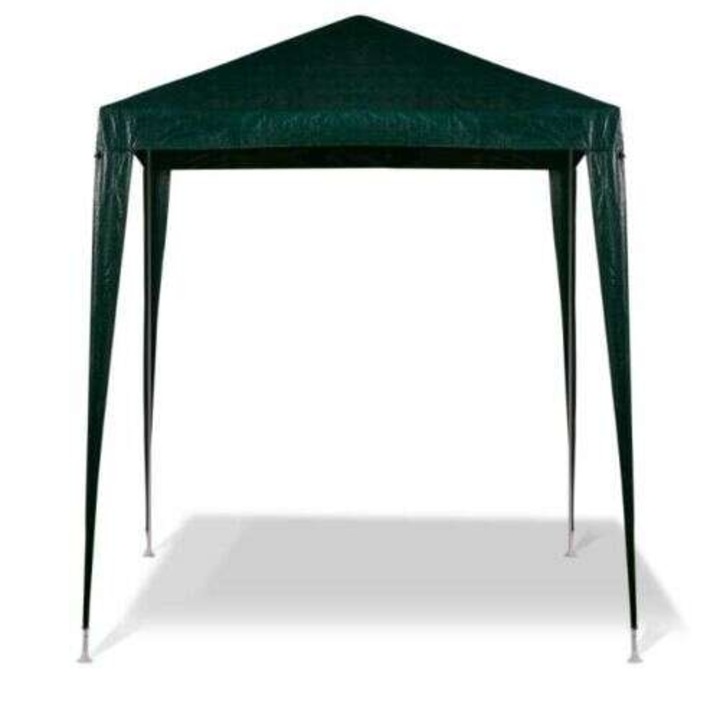 Pavilion 2,4 m x 1,9 m x 1,9 m, cort de bere, rezistent la apa si UV, verde inchis