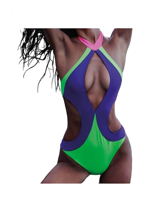 Costum de baie dama, Obsessive, Playa Norte, Poliamida, Multicolor, S