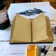 Vintage varázsnapló "Book of Shadow" modell 7 kővel a 7 csakrához - Lakat lakattal, kézzel készített vintage bőrből
