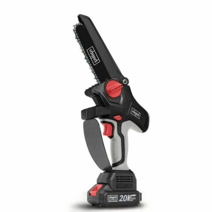 Верижен трион, 20V, 300W, 35cm, 3000rpm, батерия, 2A, EU Plug, черен
