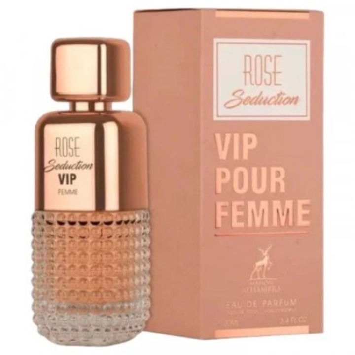 Apa de parfum, Alhambra, Rose Seduction Vip Pour Femme, 100 ml