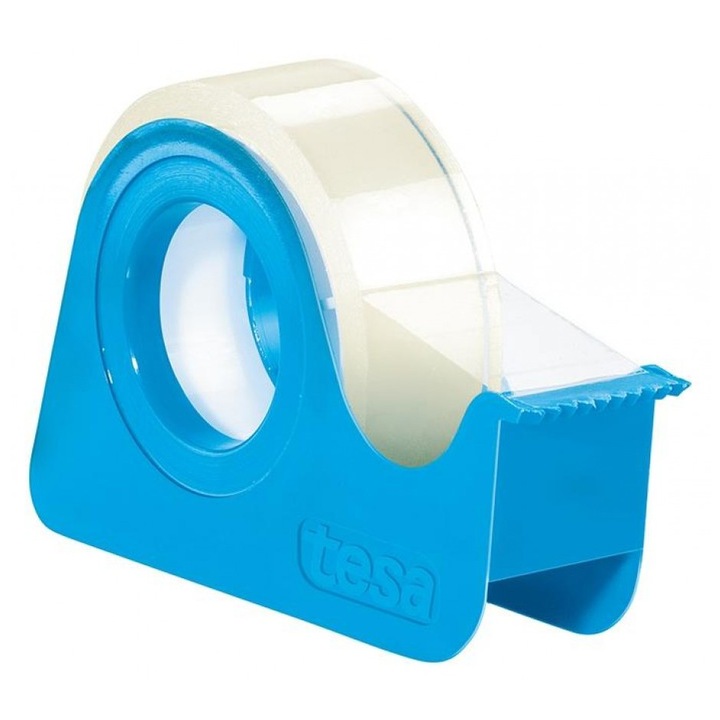 Banda adeziva transparenta Tesa cu suport 10m x 15mm