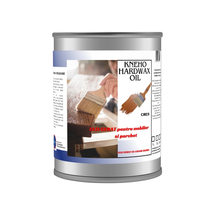 Ulei cerat pentru mobilier si parchet, hardwax oil, cu uscare rapida, cires, 1Litru