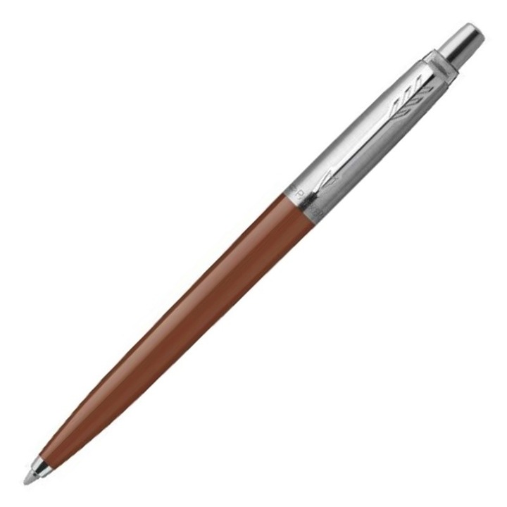 Писалка Parker Jotter Choco CT, Пластмаса, Неръждаема стомана, Кафяво/сребристо