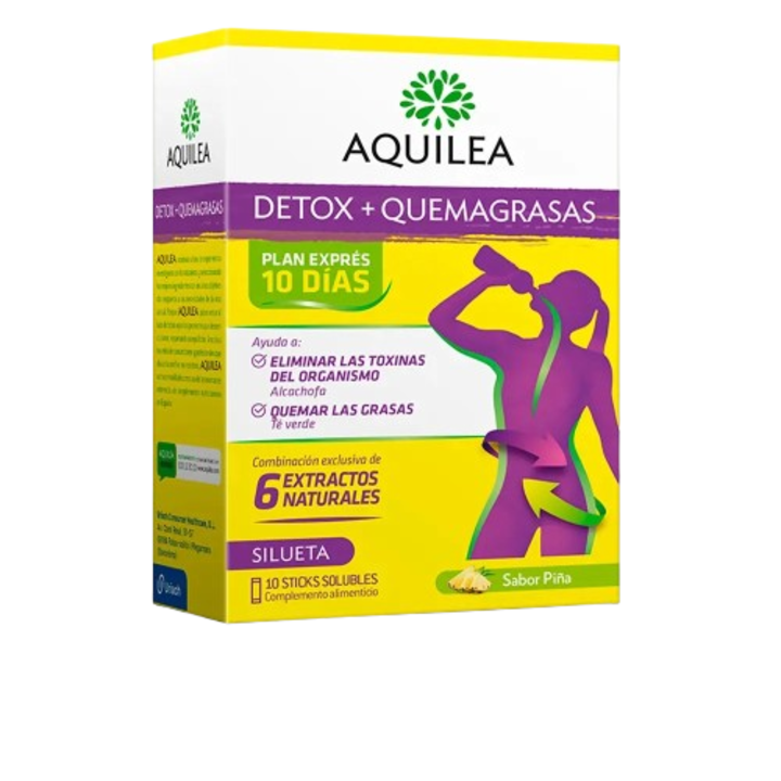 Supliment alimentar pentru detoxifiere si arderea grasimilor, Aquilea, 10 buc