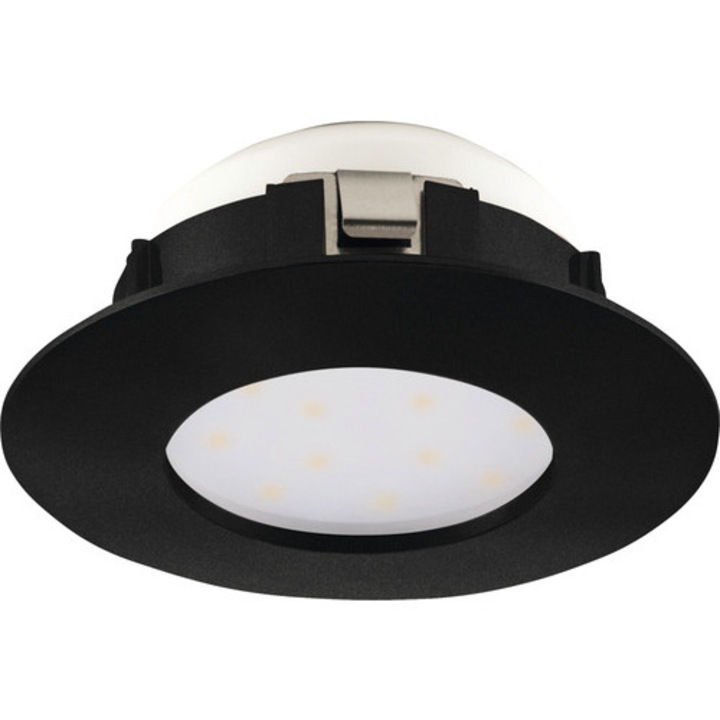 Spot Incastrat Pineda, Ø78 Mm, Negru