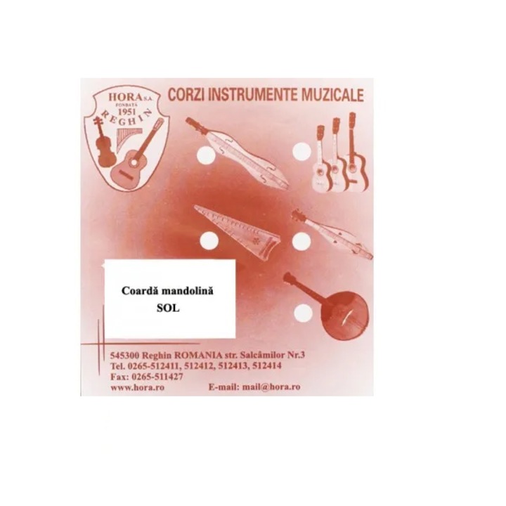 Coarda Mandolina Sol Hora Reghin - Pereche