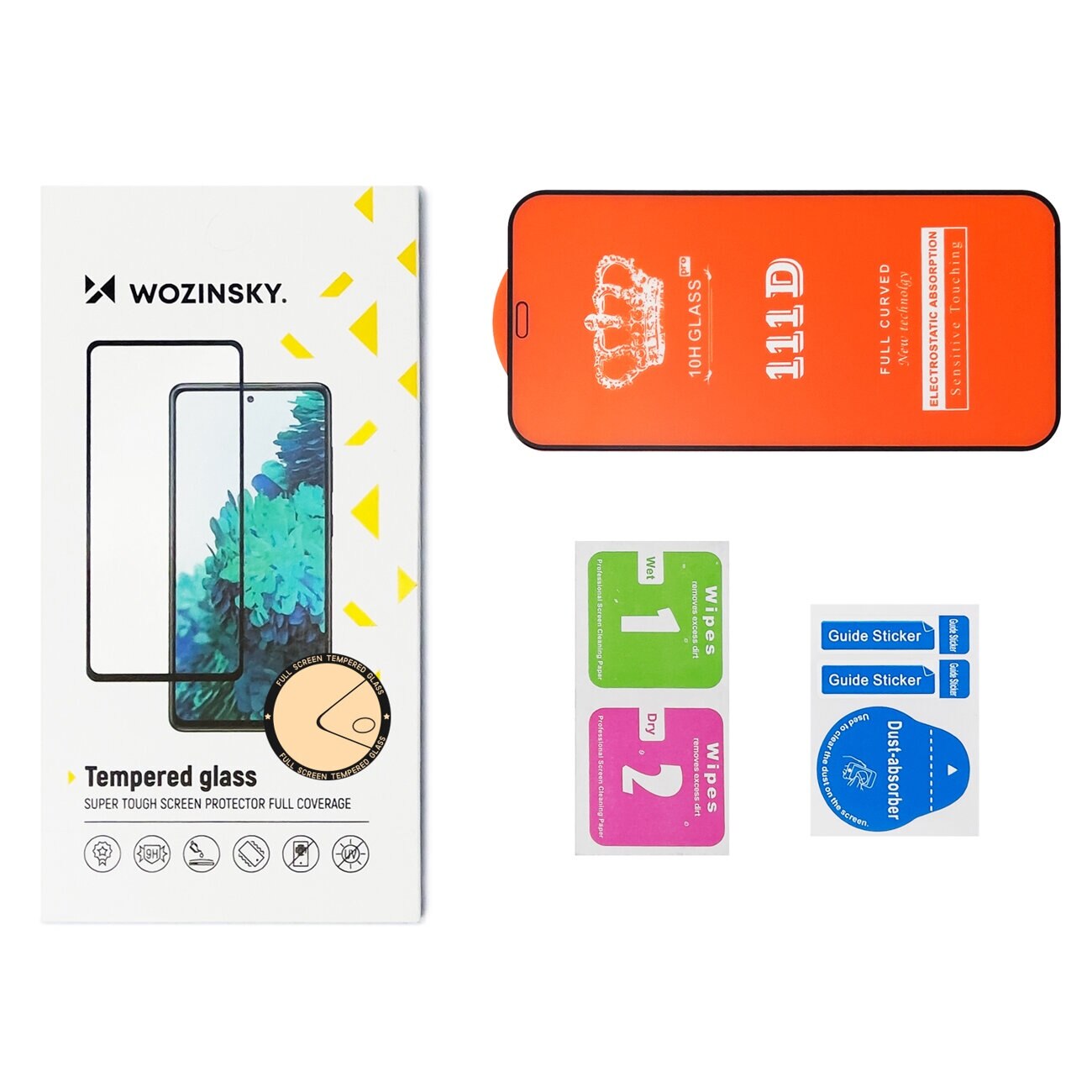 Folie protectie Case Friendly Wozinsky Full Glue Cover compatibila cu Xiaomi 14 Black