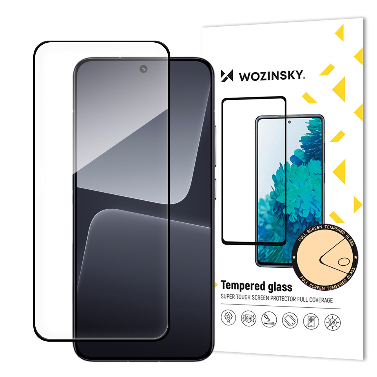 Folie protectie Case Friendly Wozinsky Full Glue Cover compatibila cu Xiaomi 14 Black