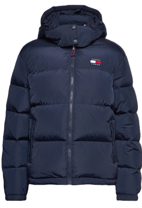 Зимно яке Tommy Hilfiger Alaska Puffer, 70% патешки пух/ 30% патешки пера, XL/2XL, Тъмносин