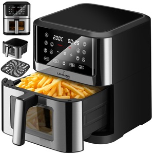 Lehmann Friteuse à air chaud XXL 8 litres, 1800 W avec