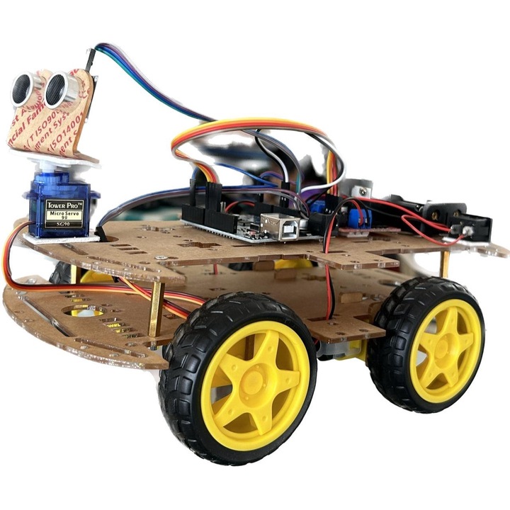 Kit robot masina inteligenta 4WD cu ESP32