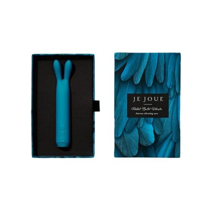Vibrator, Je Joue Rabbit Bullet, 5 viteze, 7 modele, silicon, rezistent la apa, reincarcabil, Teal