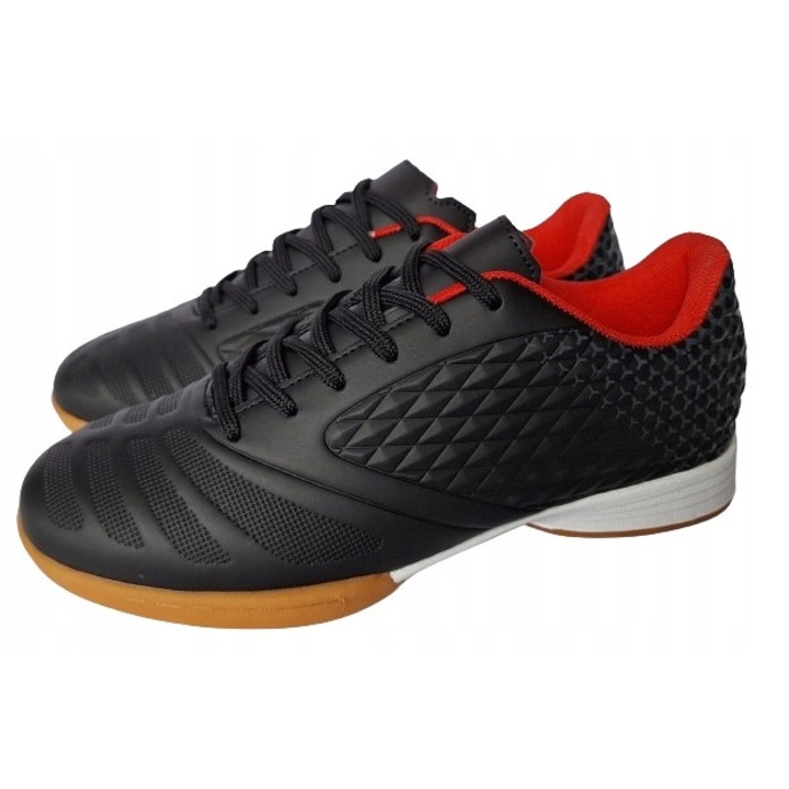 Pantofi sport copii, E'Rino, Sintetic, Negru, 38 EU