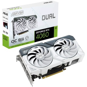 Placa video ASUS GeForce RTX™ 4060 DUAL OC, 8GB GDDR6, 128-bit Placa video ASUS GeForce RTX™ 4060 DUAL OC, 8GB GDDR6, 128-bit