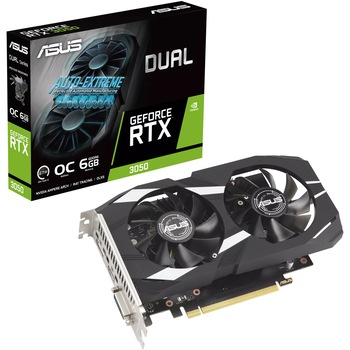 Placa video ASUS GeForce RTX™ 3050 DUAL OC, 6GB GDDR6, 96-bit Placa video ASUS GeForce RTX™ 3050 DUAL OC, 6GB GDDR6, 96-bit