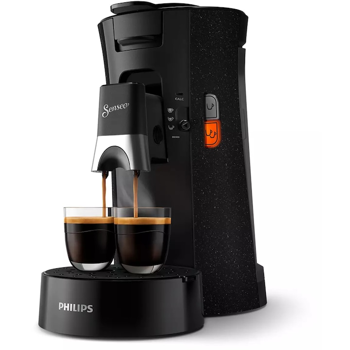 Филтърна кафемашина Philips Senseo Select CSA240/21, Crema Plus, Intensity Plus, Капацитет на резервоара за вода 0,9 l, Sage