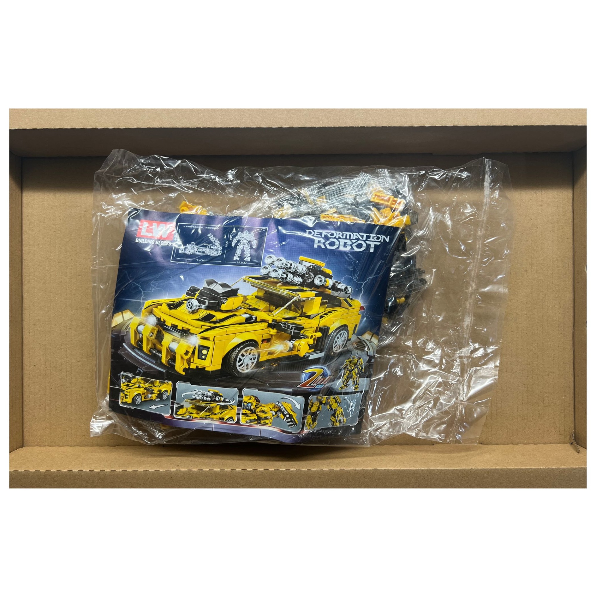 Set de constructie LW, Transformers 2 in 1 - Bumblebee, 792 piese