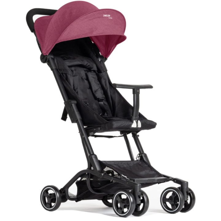 Carucior pentru copii At Performance, usor de pliat si de transportat, cantareste 5 kg, culoare Rosu