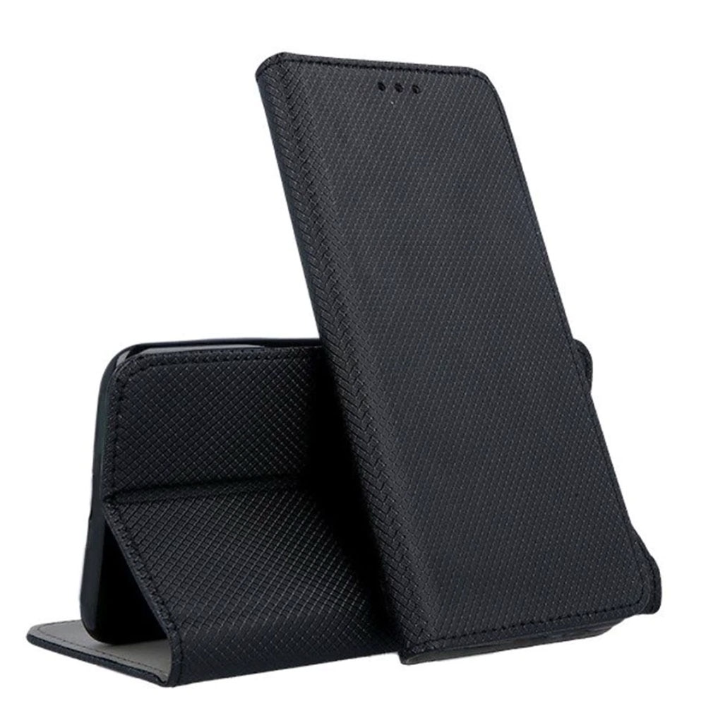 Husa BestCase® Flip Cover, Tip Carte, Compatibila Cu Samsung Galaxy A55 5G, Inchidere Magnetica, Buzunar Card, Negru