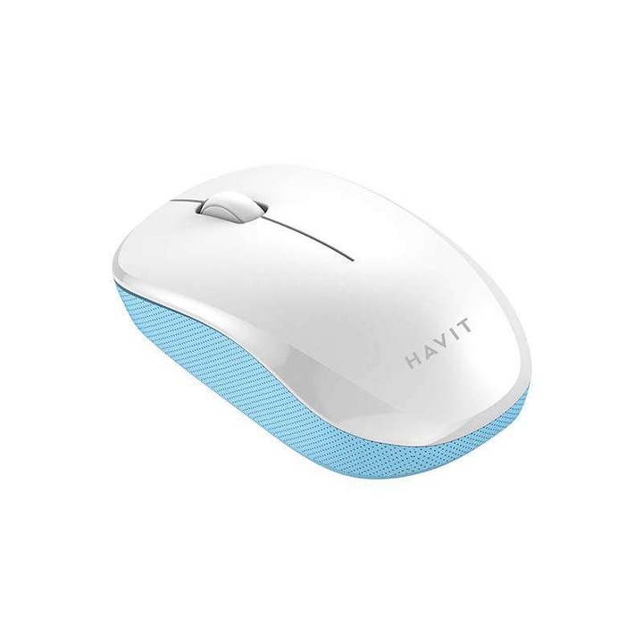 Универсална безжична мишка Havit MS66GT 1200DPI Бяла/Синя