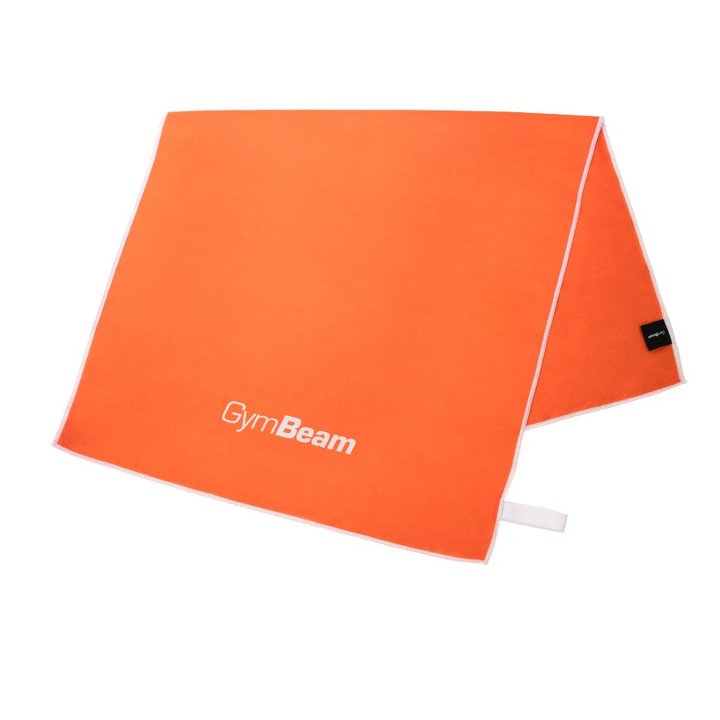 Prosop sport cu uscare rapida Orange/White, GymBeam