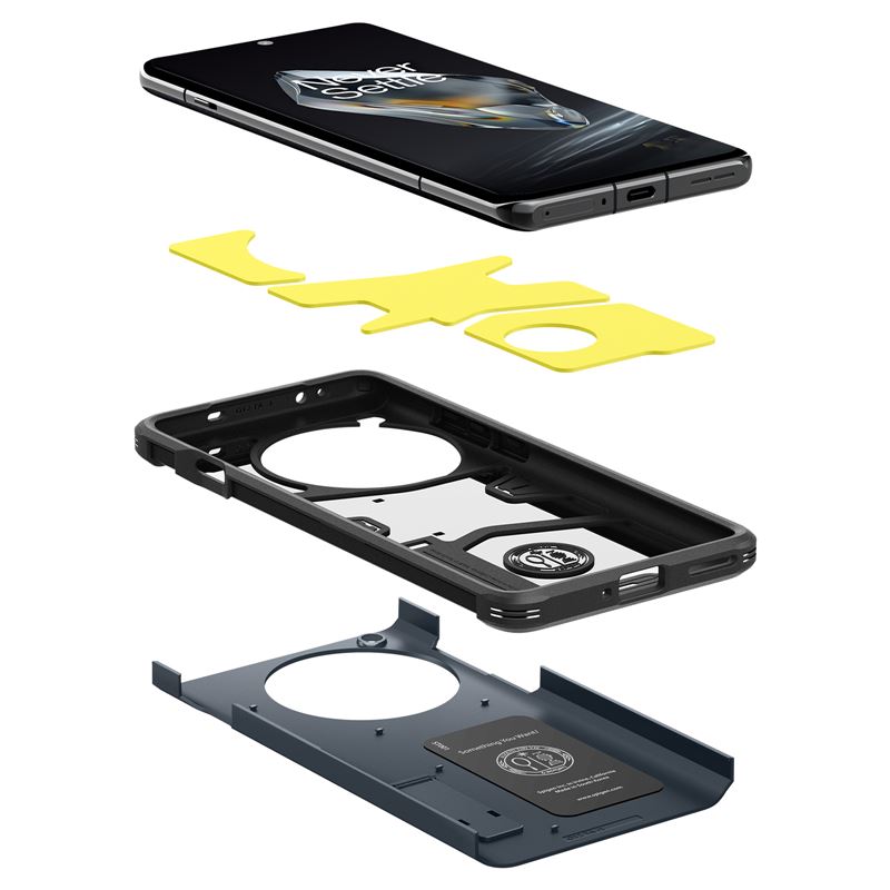 Carcasa Spigen Tough Armor compatibila cu OnePlus 12 Metal Slate