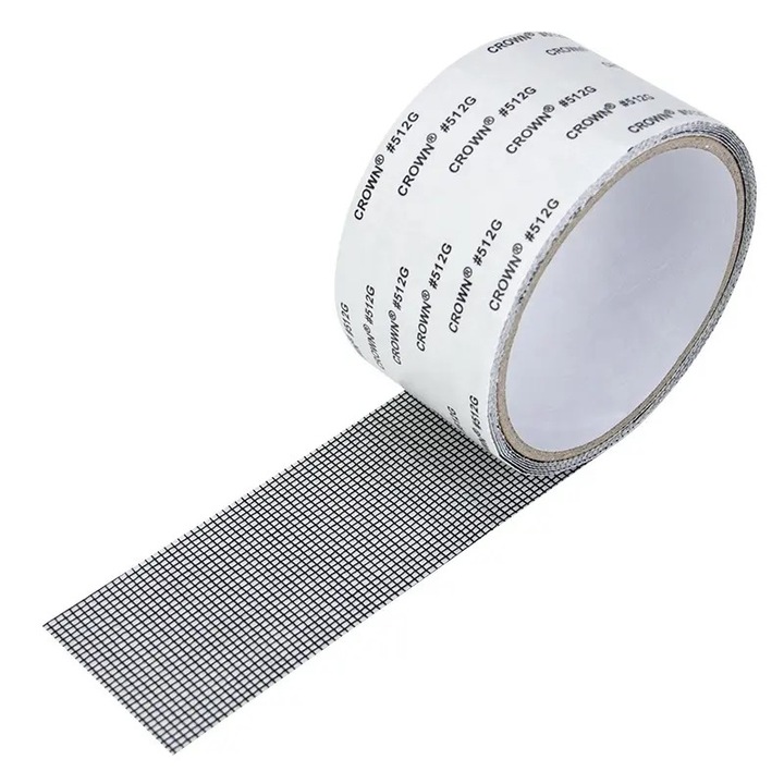 Banda Adeziva pentru Reparare Plase de Tantari, 5 x 180 cm, Negru - Enz Shop