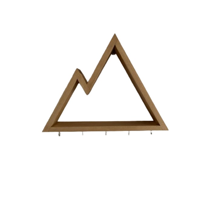 Suport chei, 40 x 30 x 10 cm, Natur