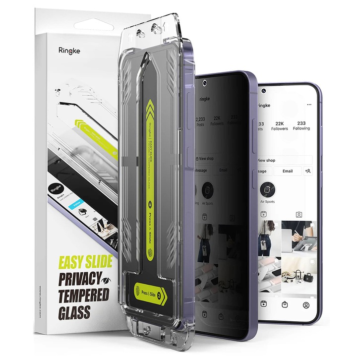 Комплект Фолио Armor Shield за Samsung Galaxy S24 2 броя, Codri Power, O50, Shatterproof Crystal, Privacy Peek