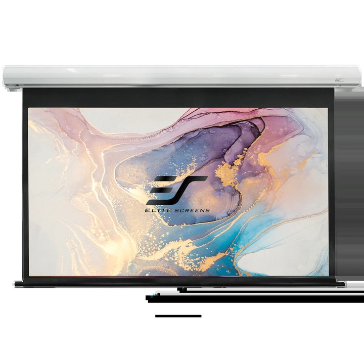 Ecran proiectie electric, perete/tavan, 290.7 x 181.7 cm, EliteScreens Saker SK135NXW-E6, format 16:10, Trigger 12V