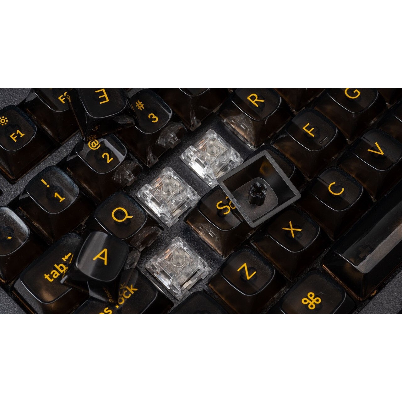 Kit butoane Keychron Negru transparent OSA Full Set Keycaps eMAG.ro