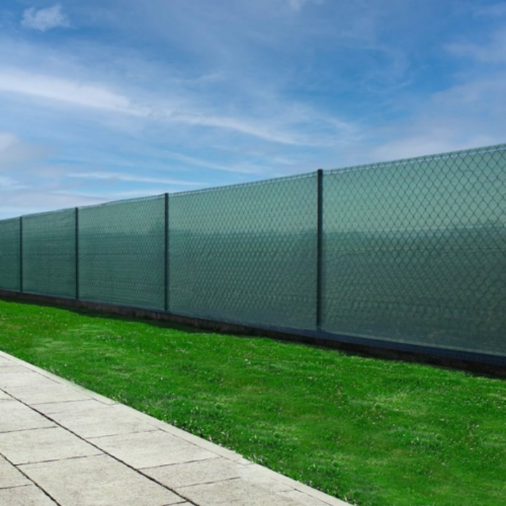 UV álló Kerítés belátásgátló háló, 1,5 m x 50 m, zöld, 90%-os