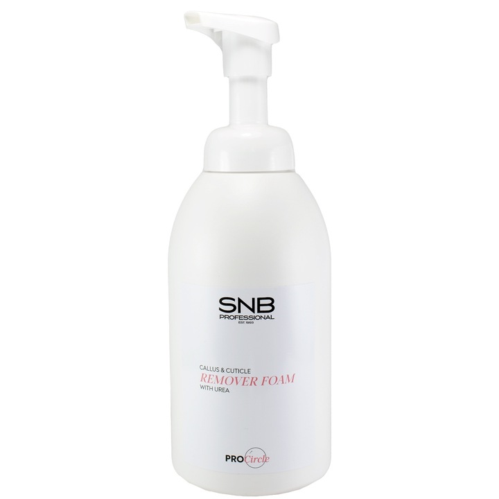 Solutie Spuma pentru Indepartare Cuticule si Calusuri (Bataturi) cu Uree SNB, 550 ml