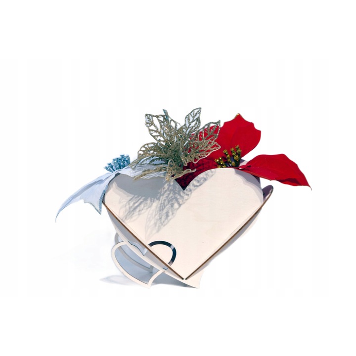 Decoratiuni pentru ghiveci, Drewyan, Lemn, Maro