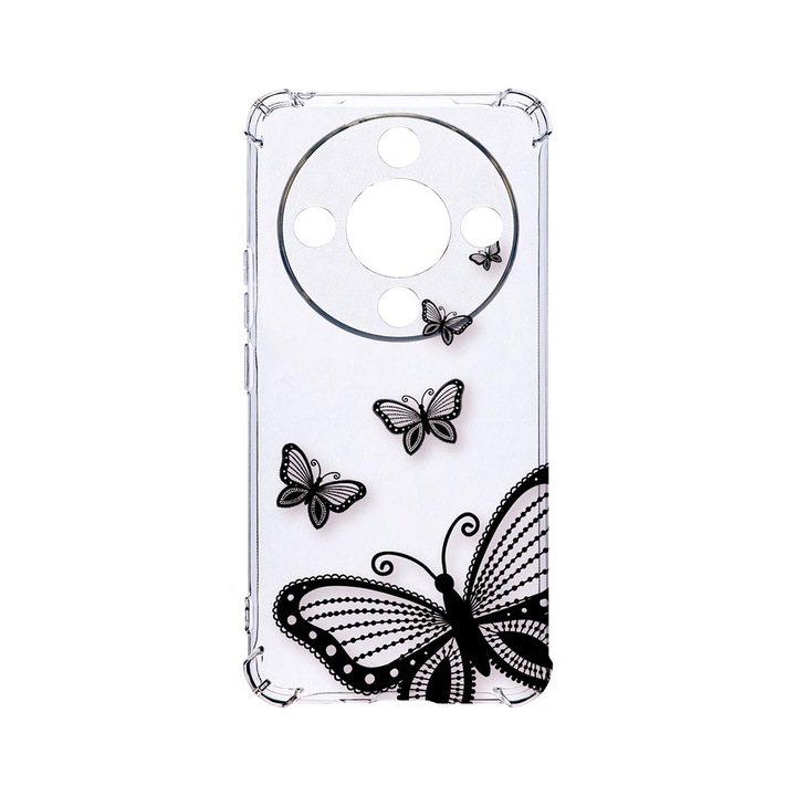 Husa BestCase® Anti Shock 1.5MM, Compatibila Cu Honor Magic6 Lite, Flowers, Rezistenta La Socuri, Protectie Camera, Margini ridicate pentru protectia ecranului, AS 79