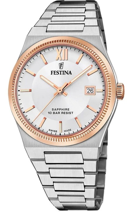 Festina F20036/1, Kvarc, 40mm, 10ATM Férfi karóra