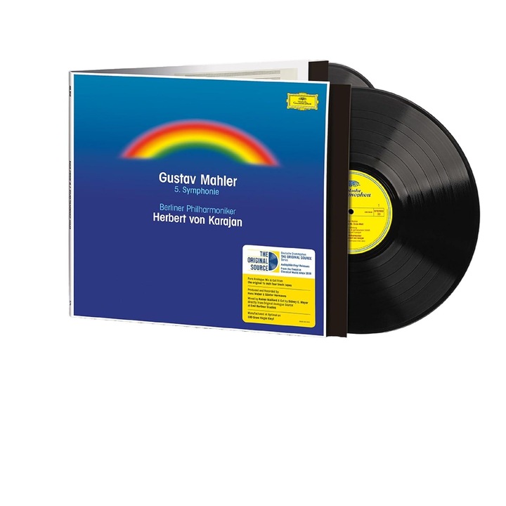 Gustav Mahler-Symphony No. 5 Herbert von Karajan & Berliner Philharmoniker, Deutsche Grammophon, 2xLP, 2024