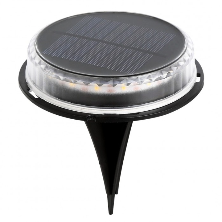 Соларна LED лампа, NEO Tools, ABS, IP65, 1200mAh, 2500K, 120x120x135 mm, Черна