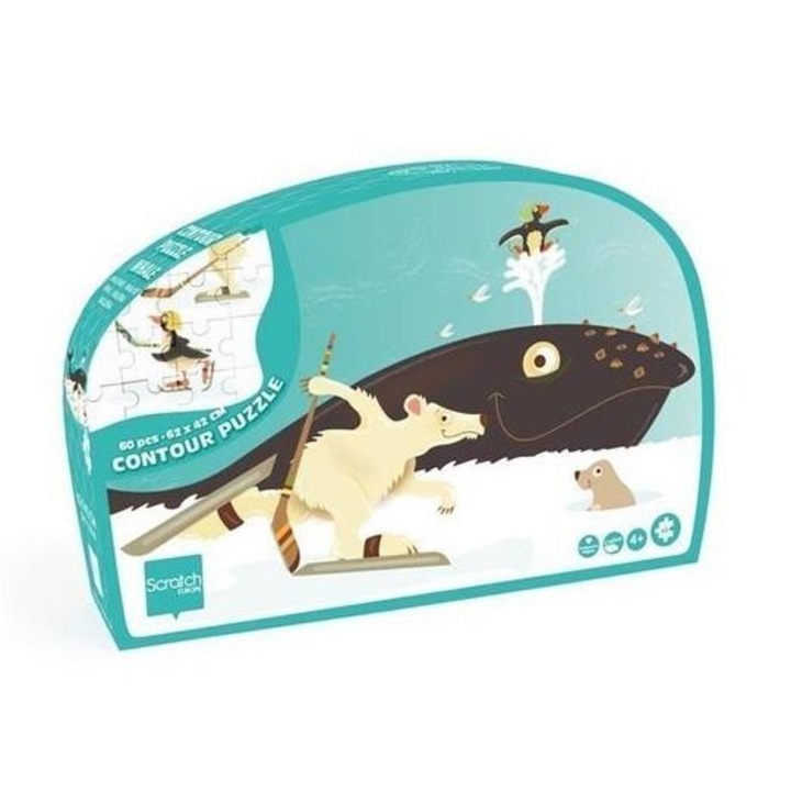 Пъзел Кит Scratch, 60 части, 4+, Многоцветен