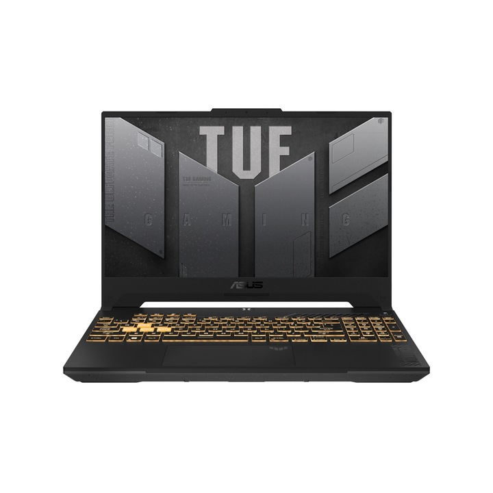Лаптоп Asus TUF Gaming F15 FX507VV-LP250, FX507VV-LP250.32GB, Windows 11 Pro, 15.6", Intel Core i7-13620H (10-ядрен), NVIDIA GeForce RTX 4060 (8GB GDDR6), 32 GB 4800 MHz DDR5, Сив