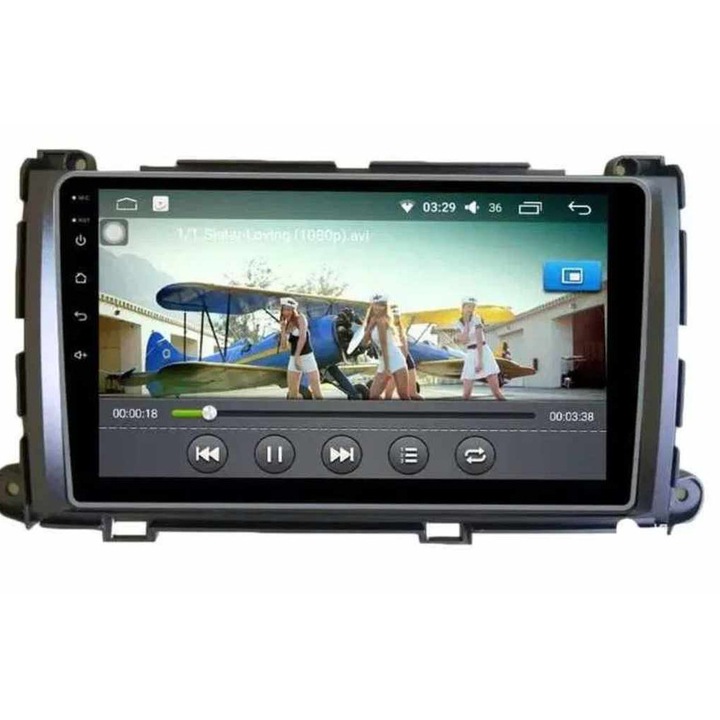Мултимедия с навигация ZT1 за TOYOTA SIENNA 2010-2017 Android 13, 8 Core CPU 4GB, 64GB